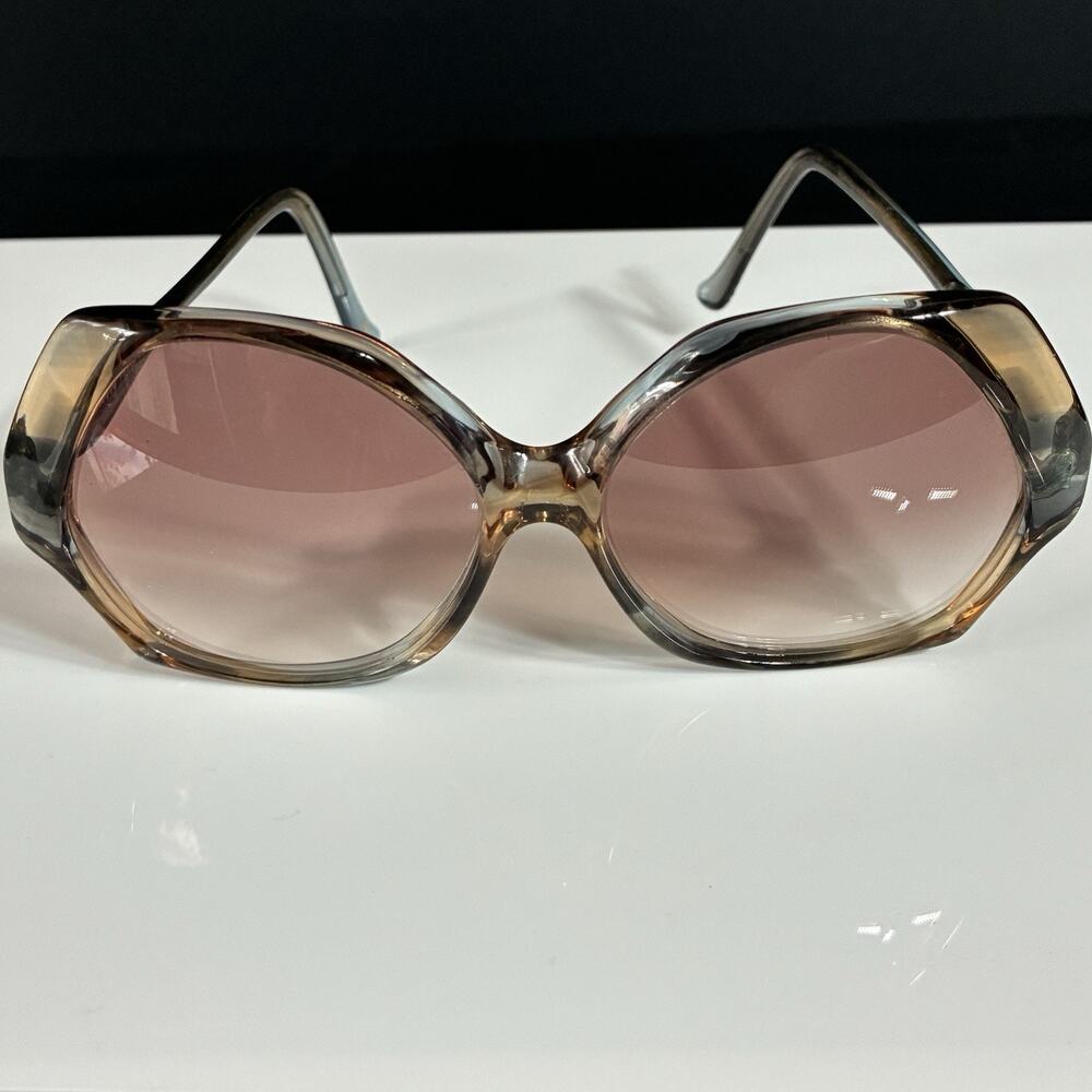 Vintage Diane Von Furstenberg Dawn Hexagonal Sunglasses